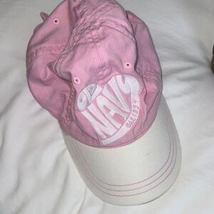 Old Navy Pink and Cream Cap